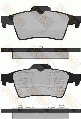 PA1391 Brake ENGINEERING Комплект тормозных колодок, дисковый тормоз