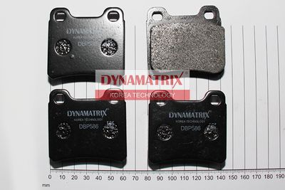 DBP586 DYNAMATRIX Комплект тормозных колодок, дисковый тормоз