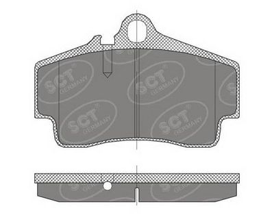 SP449PR SCT - MANNOL Комплект тормозных колодок, дисковый тормоз