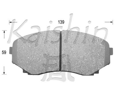 FK3110 KAISHIN Комплект тормозных колодок, дисковый тормоз