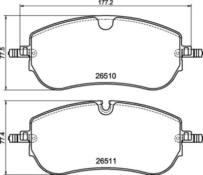 P36038 BREMBO Комплект тормозных колодок, дисковый тормоз