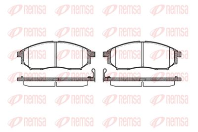 085214 REMSA Комплект тормозных колодок, дисковый тормоз