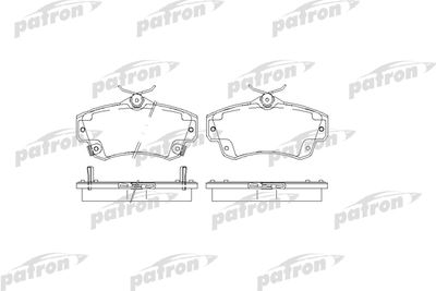 PBP1442 PATRON Комплект тормозных колодок, дисковый тормоз
