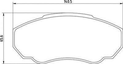 363710201354 MAGNETI MARELLI Комплект тормозных колодок, дисковый тормоз