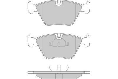120664 E.T.F. Комплект тормозных колодок, дисковый тормоз