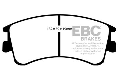 DP21465 EBC Brakes Комплект тормозных колодок, дисковый тормоз