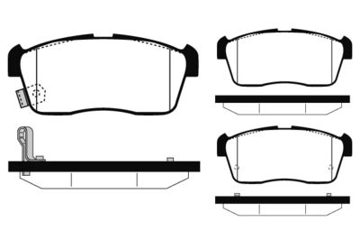 RA05060 RAICAM Комплект тормозных колодок, дисковый тормоз