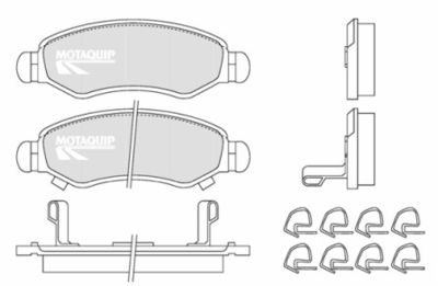 LVXL1256 MOTAQUIP Комплект тормозных колодок, дисковый тормоз