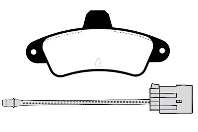 RA04501 RAICAM Комплект тормозных колодок, дисковый тормоз