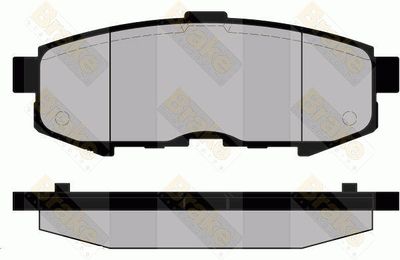 PA1891 Brake ENGINEERING Комплект тормозных колодок, дисковый тормоз