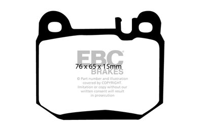 DP31395C EBC Brakes Комплект тормозных колодок, дисковый тормоз