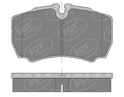 SP452PR SCT - MANNOL Комплект тормозных колодок, дисковый тормоз