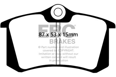 DP2680 EBC Brakes Комплект тормозных колодок, дисковый тормоз