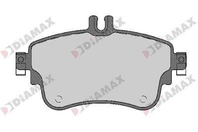 N09670 DIAMAX Комплект тормозных колодок, дисковый тормоз
