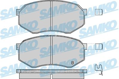 5SP374 SAMKO Комплект тормозных колодок, дисковый тормоз