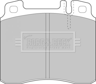 BBP1464 BORG & BECK Комплект тормозных колодок, дисковый тормоз