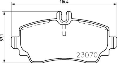 P50047 BREMBO Комплект тормозных колодок, дисковый тормоз