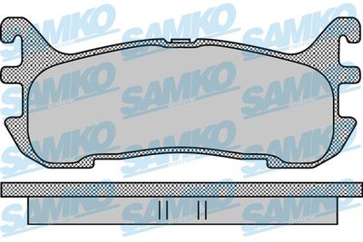 5SP1099 SAMKO Комплект тормозных колодок, дисковый тормоз