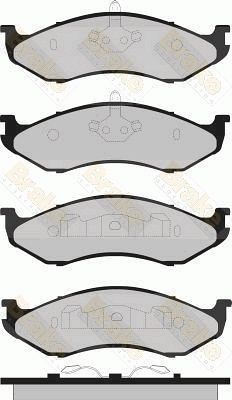 PA1322 Brake ENGINEERING Комплект тормозных колодок, дисковый тормоз