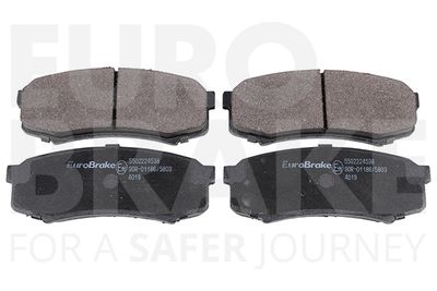 5502224538 EUROBRAKE Комплект тормозных колодок, дисковый тормоз