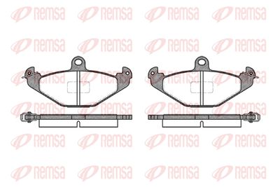 034510 REMSA Комплект тормозных колодок, дисковый тормоз