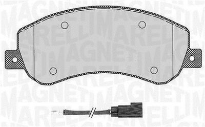 363916060272 MAGNETI MARELLI Комплект тормозных колодок, дисковый тормоз