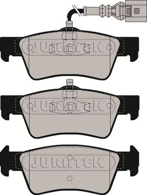 JCP063 JURATEK Комплект тормозных колодок, дисковый тормоз