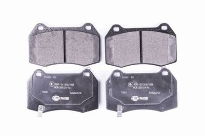 8DB355014461 HELLA PAGID Комплект тормозных колодок, дисковый тормоз