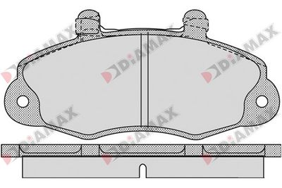 N09307 DIAMAX Комплект тормозных колодок, дисковый тормоз