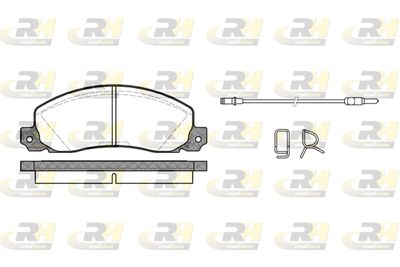 220202 ROADHOUSE Комплект тормозных колодок, дисковый тормоз