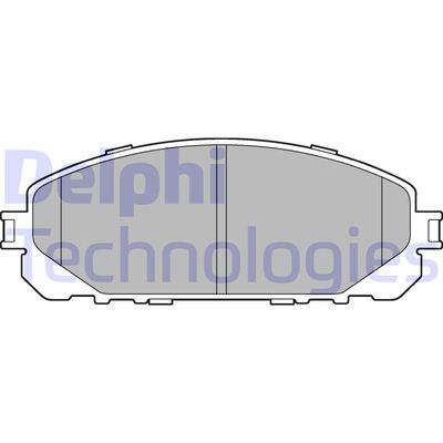 LP3271 DELPHI Комплект тормозных колодок, дисковый тормоз