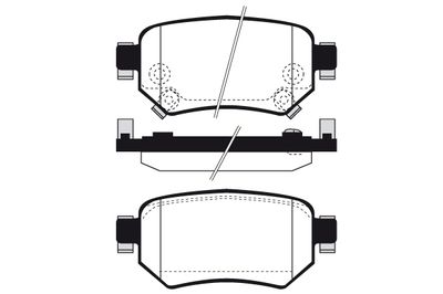 RA11560 RAICAM Комплект тормозных колодок, дисковый тормоз