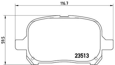 P83040 BREMBO Комплект тормозных колодок, дисковый тормоз