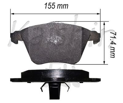 FK3153 KAISHIN Комплект тормозных колодок, дисковый тормоз