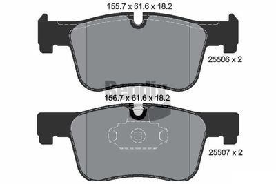 BPD1122 BENDIX Braking Комплект тормозных колодок, дисковый тормоз