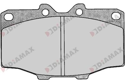 N09733 DIAMAX Комплект тормозных колодок, дисковый тормоз