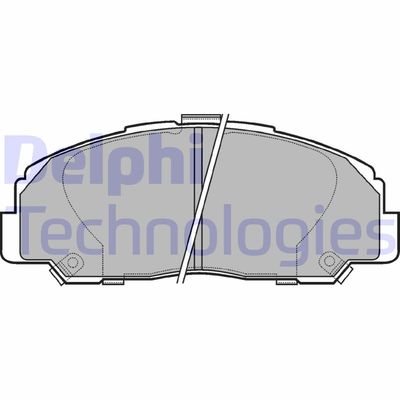 LP944 DELPHI Комплект тормозных колодок, дисковый тормоз