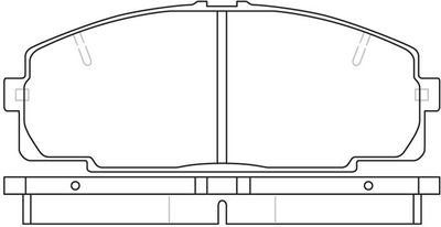 FP1344 FIT Комплект тормозных колодок, дисковый тормоз