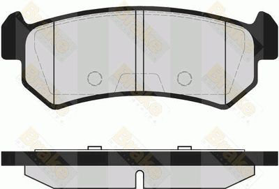 PA1602 Brake ENGINEERING Комплект тормозных колодок, дисковый тормоз