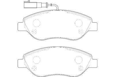 2134990 Omnicraft Комплект тормозных колодок, дисковый тормоз