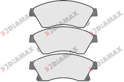 N09265 DIAMAX Комплект тормозных колодок, дисковый тормоз