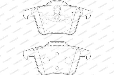 WBP24011A WAGNER Комплект тормозных колодок, дисковый тормоз