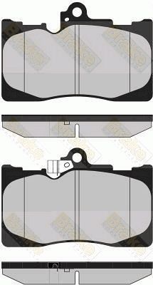 PA1723 Brake ENGINEERING Комплект тормозных колодок, дисковый тормоз