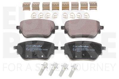 55022233105 EUROBRAKE Комплект тормозных колодок, дисковый тормоз