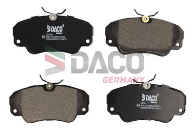 323611 DACO Germany Комплект тормозных колодок, дисковый тормоз