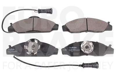 5502225701 EUROBRAKE Комплект тормозных колодок, дисковый тормоз