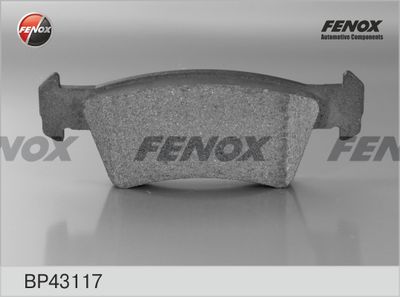 BP43117 FENOX Комплект тормозных колодок, дисковый тормоз