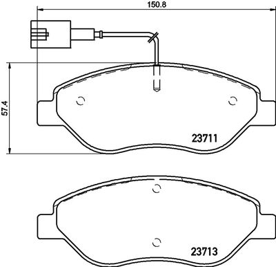 FK20209 KAISHIN Комплект тормозных колодок, дисковый тормоз