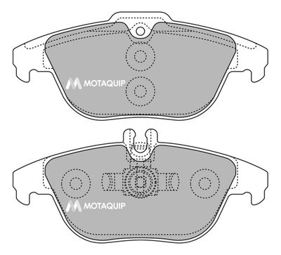 LVXL1425 MOTAQUIP Комплект тормозных колодок, дисковый тормоз