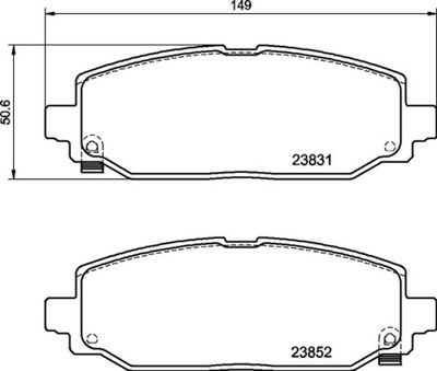 P37025 BREMBO Комплект тормозных колодок, дисковый тормоз